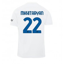 Inter Milan Henrikh Mkhitaryan #22 Bortatröja 2023-24 Korta ärmar